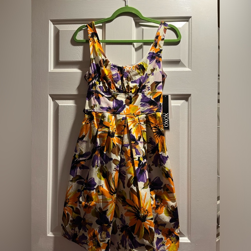XOXO,  with tags, colorful, fun, warm weather dress